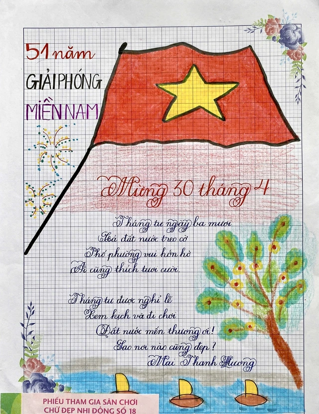 Kết quả sân chơi Chữ đẹp Nhi Đồng số 18 - Ảnh 4.