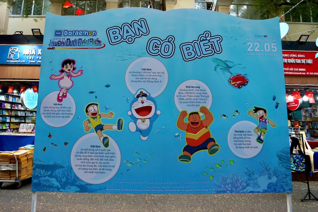 Cuối tuần này đến Đường sách TP.HCM check-in với Doraemon - Ảnh 3.