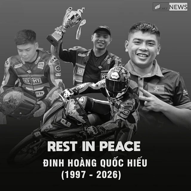 Vietnam motorcycle racer dies after crash at Can Tho national championship - Ảnh 1.