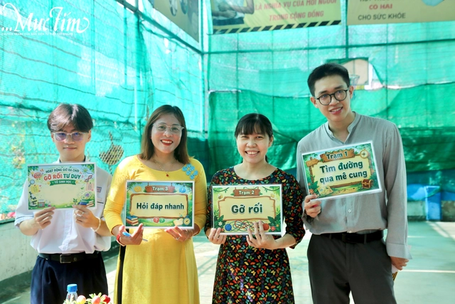 Trường THPT Trần Hữu Trang biến giờ ra chơi thành sân chơi sôi động - Ảnh 11.