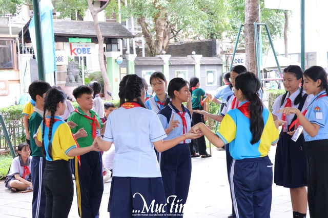 Hàng trăm thủ lĩnh nhí hào hứng chinh phục Hội thi Chỉ huy Đội giỏi TP.HCM lần thứ 29 - Ảnh 6.