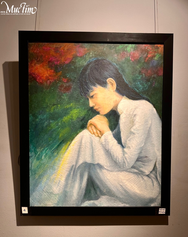 Tìm về 'một thời tuổi ngọc' qua triển lãm tranh của họa sĩ Đinh Tiến Luyện - Ảnh 2.