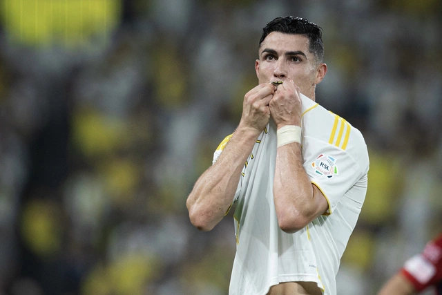 Cú đúp của Ronaldo đưa Al Nassr tới chức vô địch Saudi Pro League- Ảnh 1. Cú đúp của Ronaldo đưa Al Nassr tới chức vô địch Saudi Pro League- Ảnh 1.