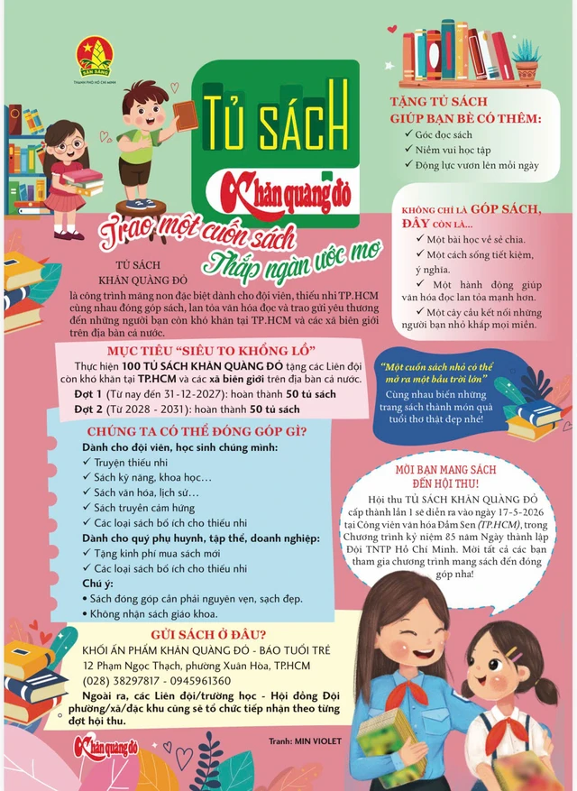 Học sinh Trường THCS Võ Trường Toản chung tay đóng góp Tủ sách Khăn Quàng Đỏ- Ảnh 7.