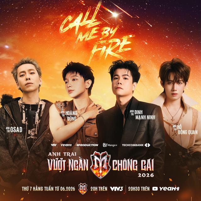 Hoàng Dũng, Hồ Đông Quan tham gia Anh trai vượt ngàn chông gai 2026 - Ảnh 1. Hoàng Dũng, Hồ Đông Quan tham gia Anh trai vượt ngàn chông gai 2026 - Ảnh 1.