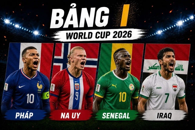 Bảng xếp hạng bảng I World Cup 2026 mới nhất - Ảnh 1.