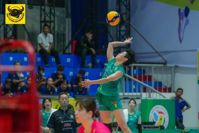 Cập nhật tranh hạng 5-6 bóng chuyền nữ: Binh chủng Thông tin - Gunma Green Wings - Ảnh 1.