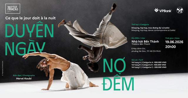 Hervé Koubi’s acclaimed dance work ‘What the Day Owes to the Night’ to tour Vietnam next month - Ảnh 2. Hervé Koubi’s acclaimed dance work ‘What the Day Owes to the Night’ to tour Vietnam next month - Ảnh 2.