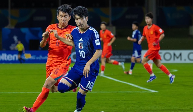 Nhật Bản thắng kịch tính Trung Quốc để vô địch U17 châu Á- Ảnh 1. Nhật Bản thắng kịch tính Trung Quốc để vô địch U17 châu Á- Ảnh 1.