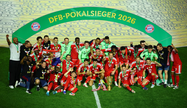 Kane hat-trick hands Bayern German Cup victory and domestic double - Ảnh 1.