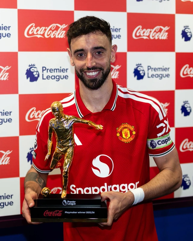 Bruno Fernandes sánh ngang Messi, lập kỉ lục kiến tạo ở giải Ngoại hạng Anh- Ảnh 1.