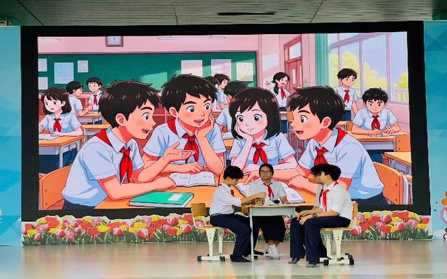 Nâng cao năng lực số cho đội viên thông qua mô hình “Sân chơi đầu tuần” - Ảnh 5.