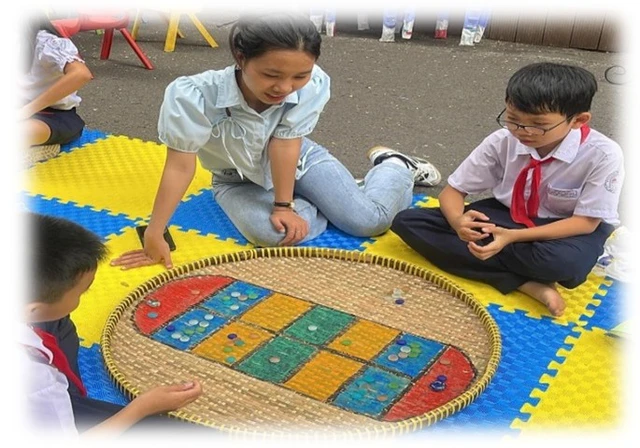 Khơi dậy văn hóa đọc cho học sinh tiểu học từ hoạt động trải nghiệm “du hành vui cùng sách” - Ảnh 6.