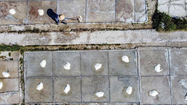 Salt farmers toil under scorching 40-degree heat in Vietnam’s Thanh Hoa- Ảnh 5.