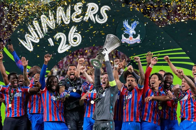 Crystal Palace lên ngôi, bóng đá Anh giành cú đúp châu Âu - Ảnh 1.