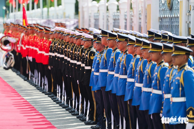Thai PM chairs welcome ceremony for Vietnam’s top leader- Ảnh 7. Thai PM chairs welcome ceremony for Vietnam’s top leader- Ảnh 7.