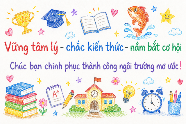 10 lời chúc tiếp sức sĩ tử trước kỳ thi tuyển sinh lớp 10- Ảnh 2.