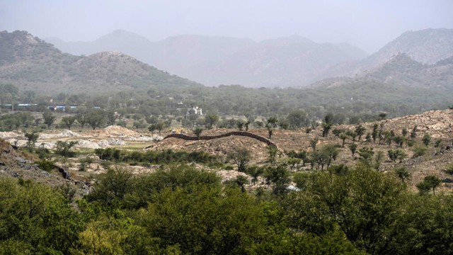 Mining turns India's heat-shield hills to dust - Ảnh 1.