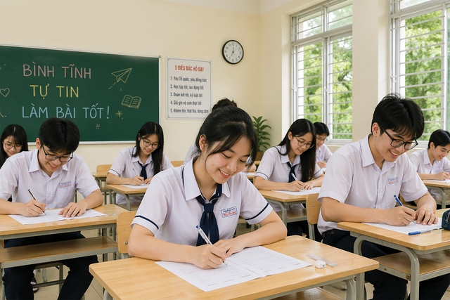 Đánh bay áp lực phòng thi - Ảnh 1.