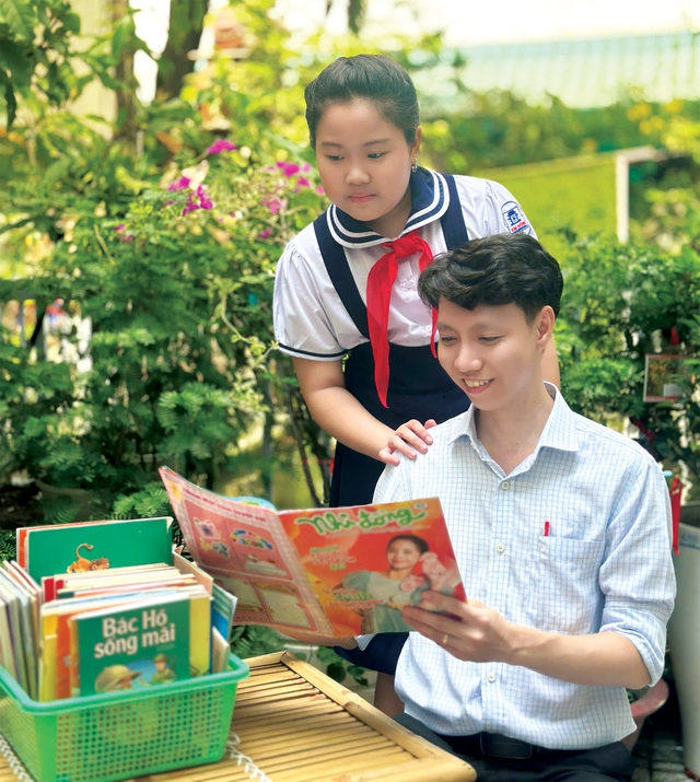 Gương mặt Con ngoan trò giỏi: 'Bông hoa nhỏ' giàu lòng nhân ái - Ảnh 6.