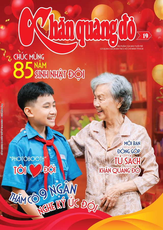 Mời bạn đón đọc Khăn Quàng Đỏ 19, phát hành 13-5 2026: Trao một cuốn sách - thắp ngàn ước mơ - Ảnh 1.