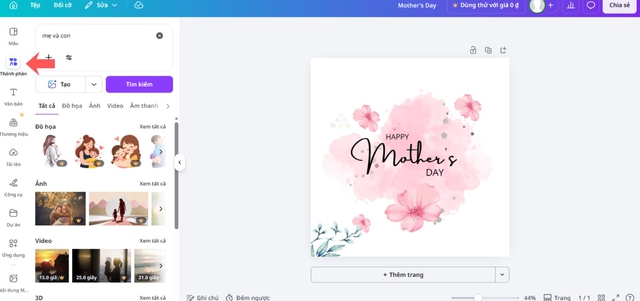 Lưu ngay các bước làm thiệp bằng Canva nhân Ngày của mẹ 10-5 - Ảnh 3.