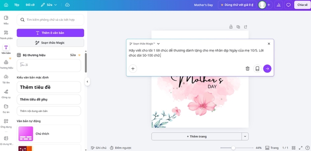 Lưu ngay các bước làm thiệp bằng Canva nhân Ngày của mẹ 10-5 - Ảnh 4.