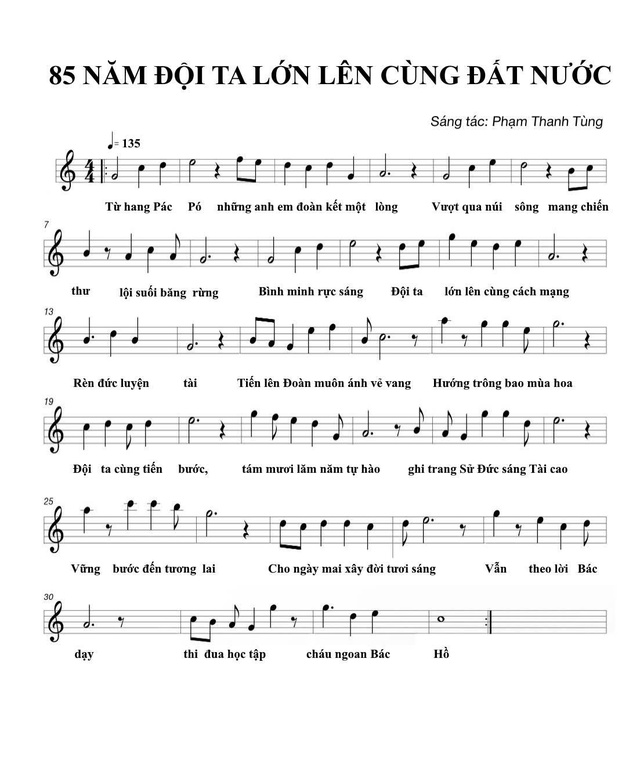 Gặp chủ nhân ca khúc 85 năm Đội ta lớn lên cùng đất nước- Ảnh 2.