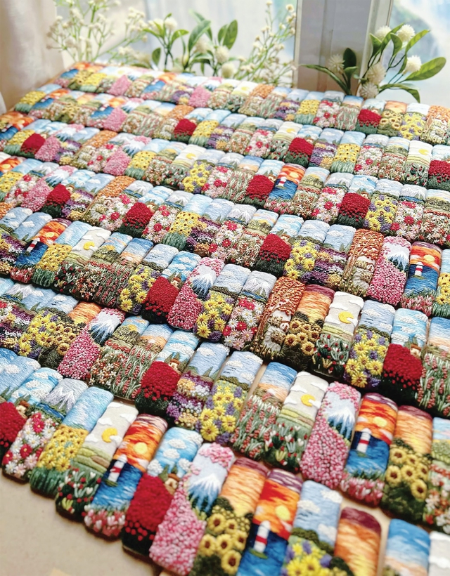 Những chiếc kẹp tóc phong cảnh đẹp như tranh - Ảnh 1.