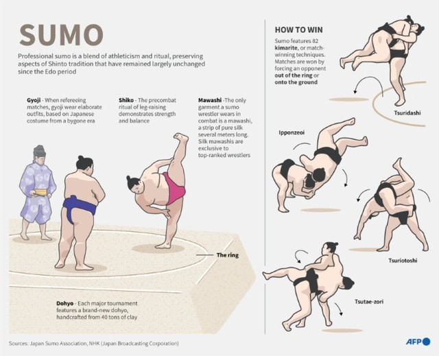 Salt: integral ingredient of sumo stars' art - Ảnh 2.