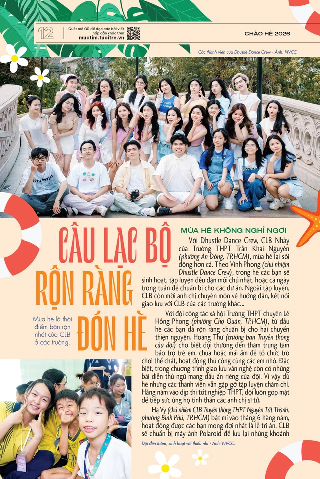 Mời bạn đón đọc Mực Tím 24, phát hành 15-6-2026: Câu lạc bộ rộn ràng đón hè - Ảnh 2.