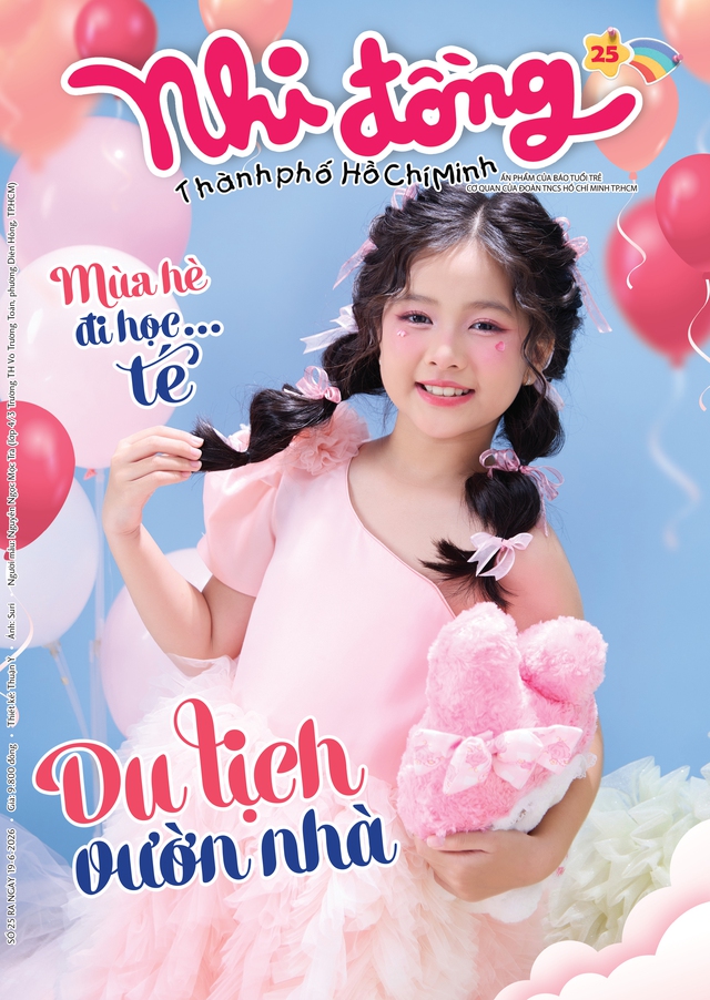 Mời bạn đón đọc Nhi Đồng TP.HCM 25, phát hành 19-6-2026: Mùa hè đi học… té! - Ảnh 1.