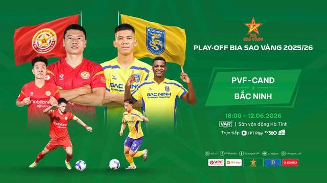 18h ngày 12-6, xem trực tiếp play-off V-League 1 PVF-CAND đấu Bắc Ninh trên kênh nào?- Ảnh 1.