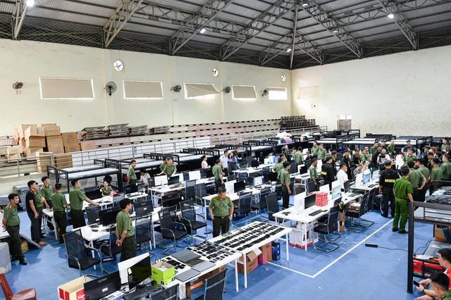 Vietnamese police bust online scam network relocating from Cambodia- Ảnh 1.