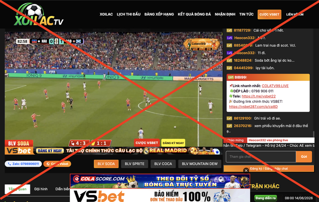Illegal World Cup streaming sites continue to flourish in Vietnam despite crackdown- Ảnh 1.