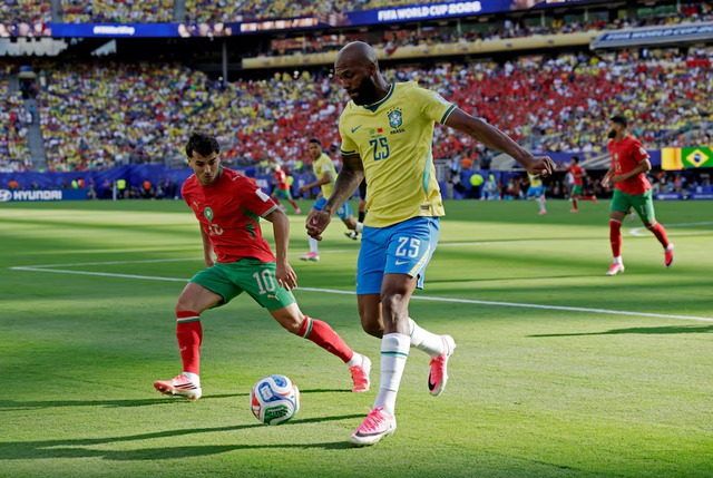 Morocco expose Brazil flaws but settle for draw in World Cup heavyweight clash- Ảnh 2. Morocco expose Brazil flaws but settle for draw in World Cup heavyweight clash- Ảnh 2.