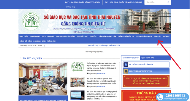 Cách tra cứu điểm thi lớp 10 tỉnh Thái Nguyên năm học 2026 - 2027- Ảnh 1.