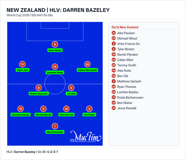Đội hình ra sân Iran đấu New Zealand: Taremi đối đầu Chris Wood - Ảnh 3.