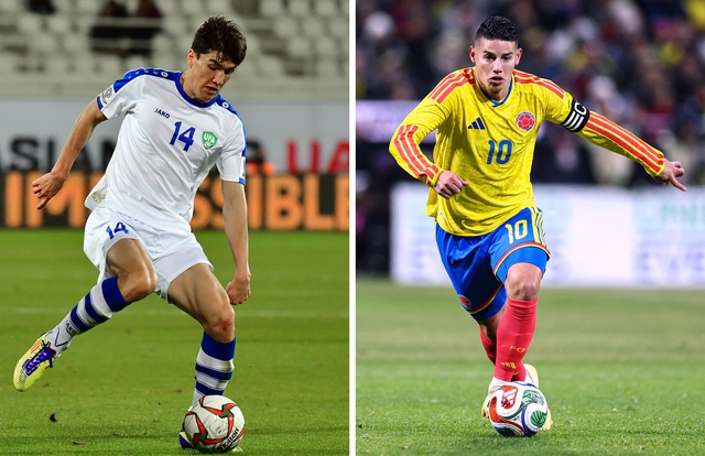 Trực tuyến Uzbekistan - Colombia (9h): Khusanov đối đầu Diaz - Ảnh 1.