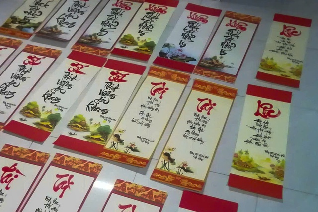 'Ông đồ' 16 tuổi và hành trình lan tỏa thư pháp đến giới trẻ - Ảnh 3.