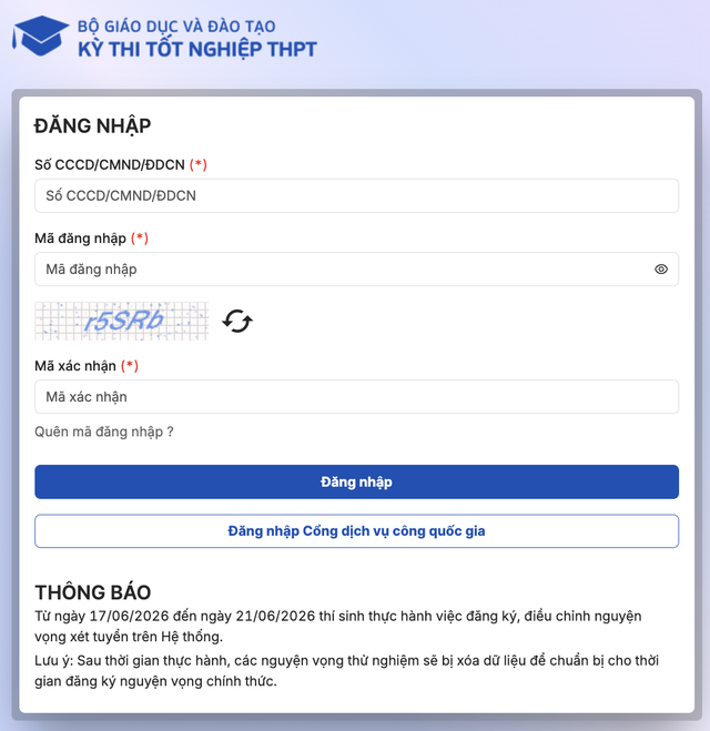 Hướng dẫn thực hành đăng ký nguyện vọng xét tuyển đại học từ 17-6 - Ảnh 2.