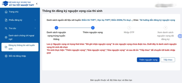 Hướng dẫn thực hành đăng ký nguyện vọng xét tuyển đại học từ 17-6 - Ảnh 3.