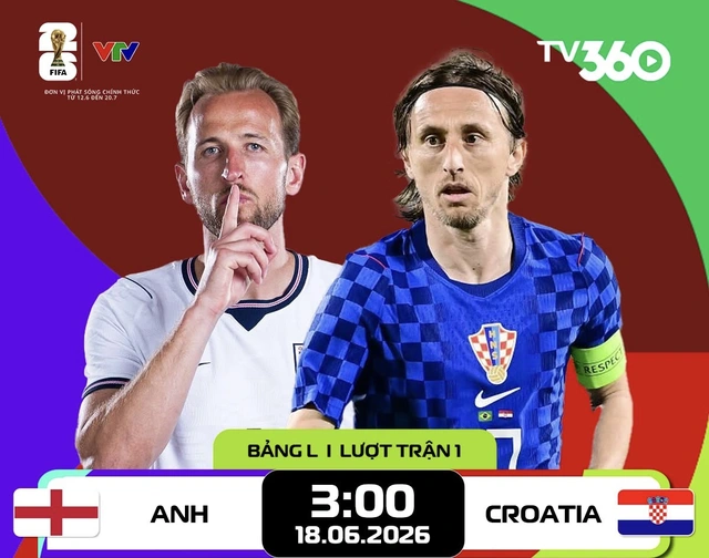 Trực tiếp World Cup 2026: đội tuyển Anh đấu Croatia- Ảnh 1. Trực tiếp World Cup 2026: đội tuyển Anh đấu Croatia- Ảnh 1.