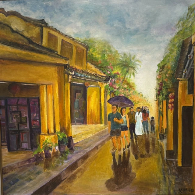 Giấc mơ màu: Khi nhà báo, giáo viên, nhiếp ảnh gia cầm cọ vẽ - Ảnh 5. Giấc mơ màu: Khi nhà báo, giáo viên, nhiếp ảnh gia cầm cọ vẽ - Ảnh 5.