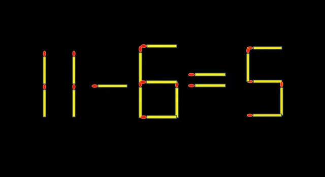 Thử tài IQ: Di chuyển một que diêm để 4-6=5 thành phép tính đúng - Ảnh 1.