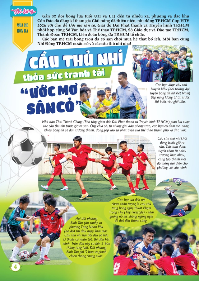 Đón đọc Nhi Đồng TP.HCM 26, phát hành 26-6: Mùa hè xanh của chúng mình- Ảnh 3. Đón đọc Nhi Đồng TP.HCM 26, phát hành 26-6: Mùa hè xanh của chúng mình- Ảnh 3.