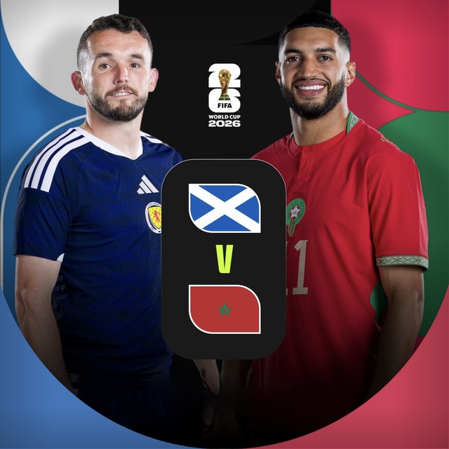 Đội hình ra sân Scotland đấu Morocco: McTominay đối đầu Hakimi- Ảnh 1. Đội hình ra sân Scotland đấu Morocco: McTominay đối đầu Hakimi- Ảnh 1.