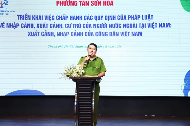 Phường Tân Sơn Hòa đồng hành cùng doanh nghiệp xây dựng phường không ma túy - Ảnh 2.