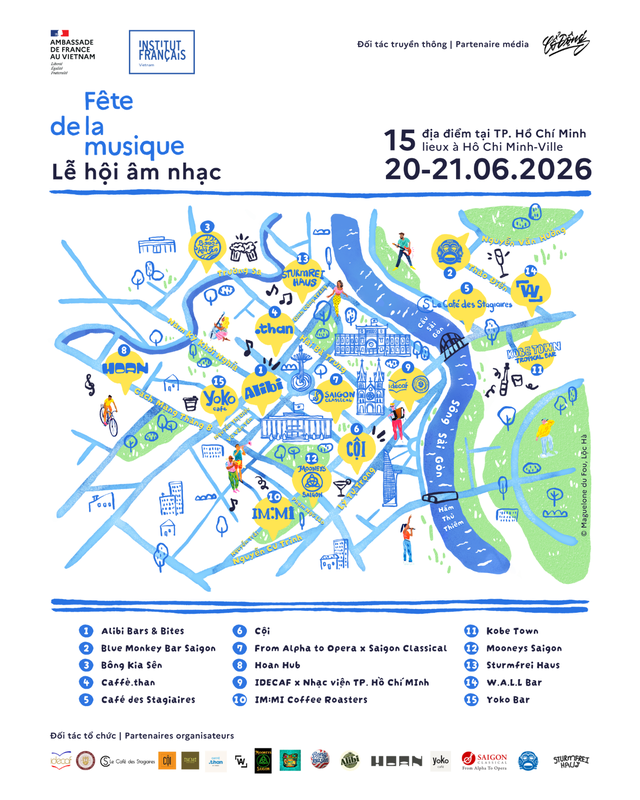 France’s Fête de la Musique brings 18 live music performances to Ho Chi Minh City this weekend- Ảnh 3.