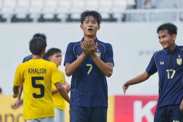 U19 Thái Lan đè bẹp U19 Brunei trong trận đấu có 9 bàn thắng- Ảnh 1.
